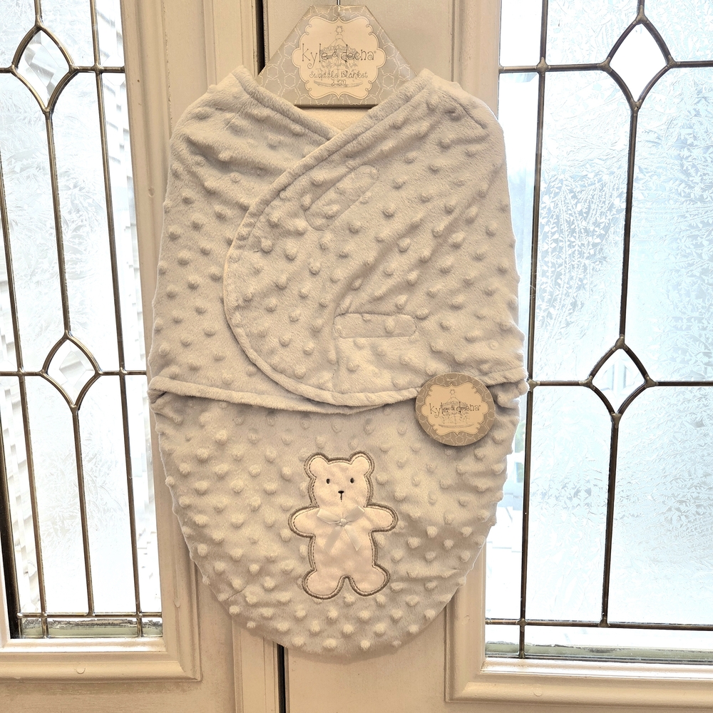 Kyte BABY Light Blue Textured Swaddle